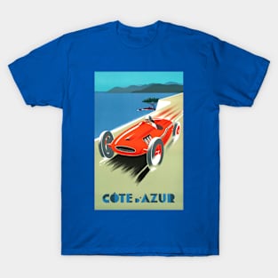 Vintage Travel Poster - Cote D'Azur T-Shirt